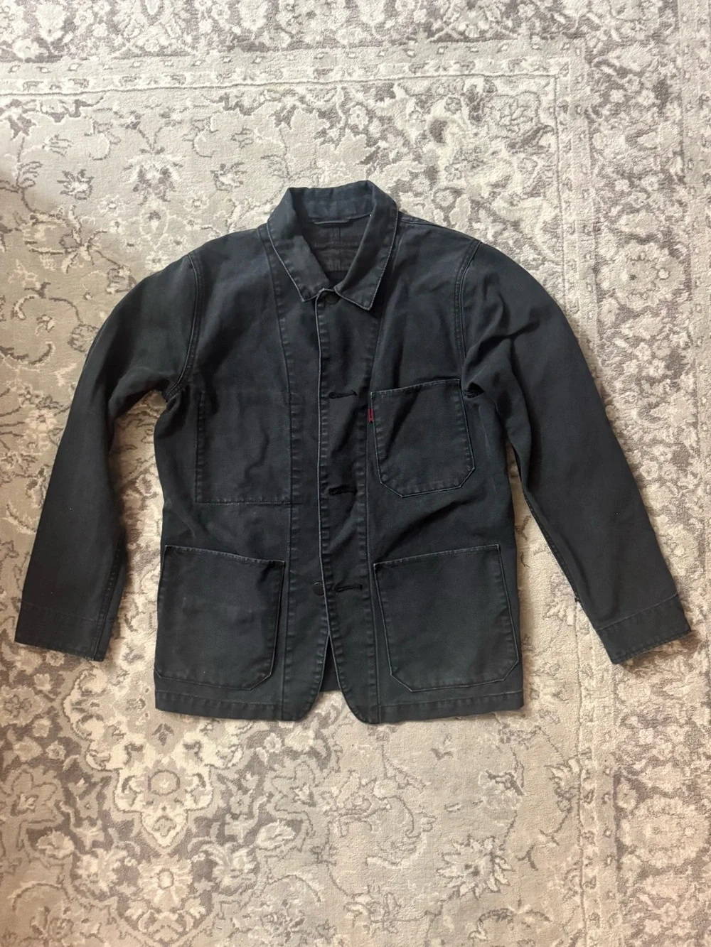 Levi's Black Engineer Coat - Picture 1 of 8